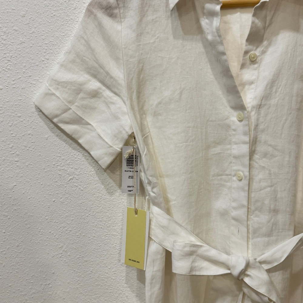 Aritzia Wilfred White Eleta Linen Maxi Dress - Picture 4 of 15